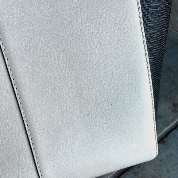 BCBGMaxAzria Red, Cream, and Black/DeepNave Calfskin Tote AMAZING CONDITION! - Picture 12 of 12